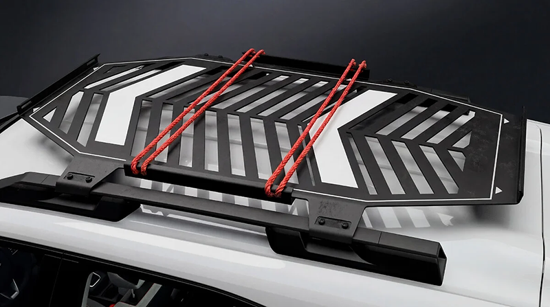 Un Roof Rack avec motif chevron