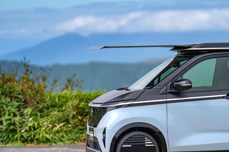 La Nissan Sakura prend un coup de soleil présentation de l Ao Solar Extender 2 copie