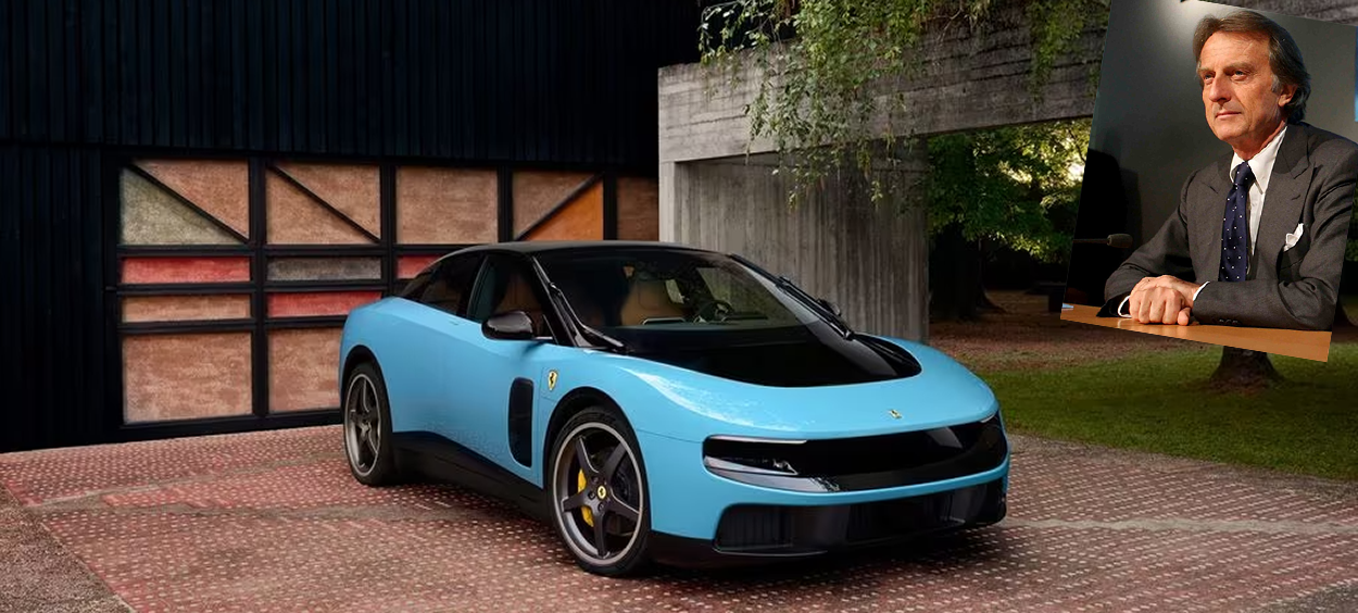 Ferrari Luce et Luca Di Montezemolo ancien président de Ferrari
