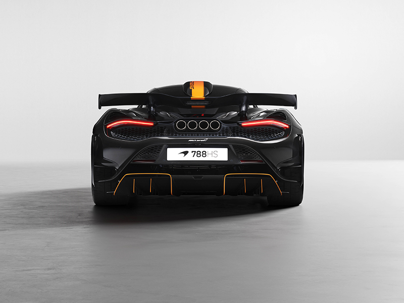 Face arrière de la MC Laren 788HS