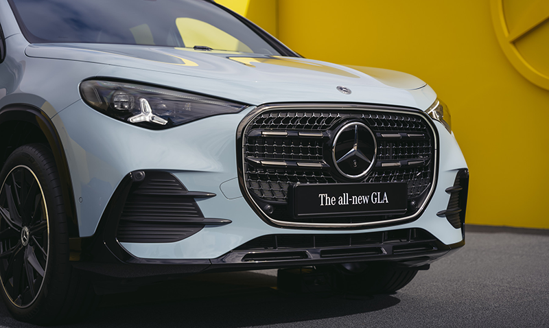 La face avant du nouveau Mercedes Benz GLA 2026