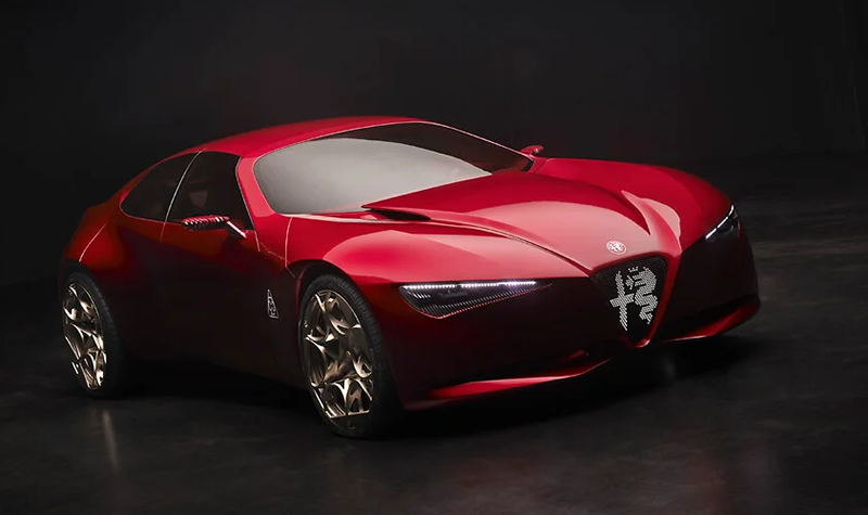 Cuorerosso Concept Car rouge