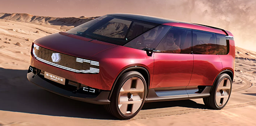 Renault E-space sur le sable