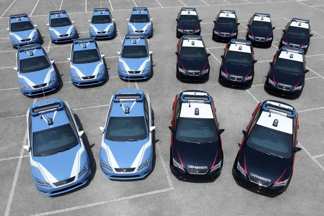 Seat Leon police italienne 1