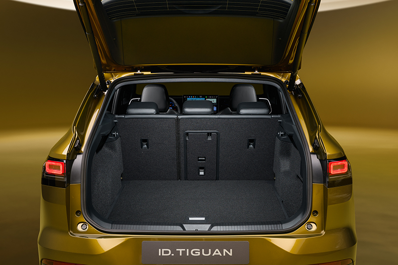 ID Tiguan électrique  coffre ouvert