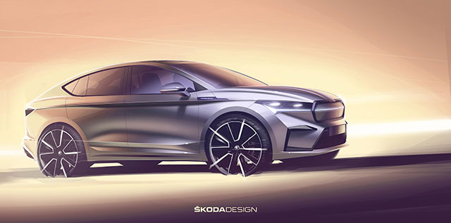 Sketchs exterieur de lENYAK COUPE iV