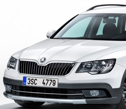 Skoda Superb Combi Off Road presentation