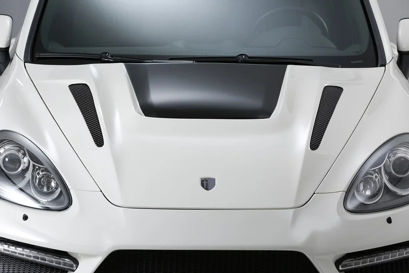 Porsche Cayenne Progessor vue du capot Porsche Cayenne