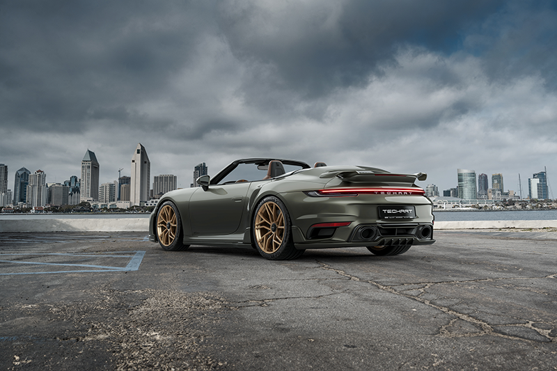 TECHART 992.1 GTsportCab Aventurinegreen Brown 002