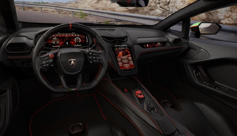 Lamborghini Tremerario interieur copie